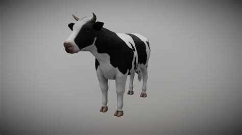 Cow Animated Buy Royalty Free 3d Model By Bilal Creation Production