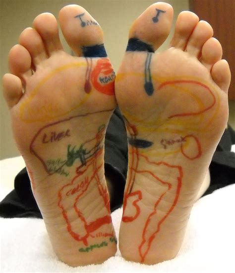 Foot Reflexology Learning Foot Reflexology Chart Locations