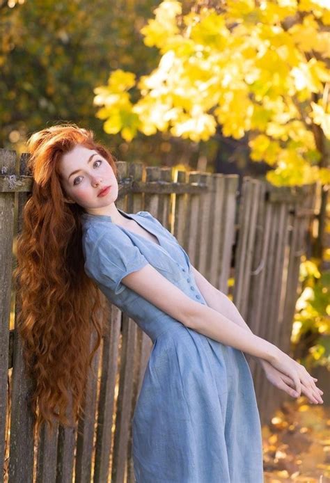 Anna Sitkina Model Artist Ig Littlebruke Curly Red Hair Romantic Hairstyle Long Red Hair