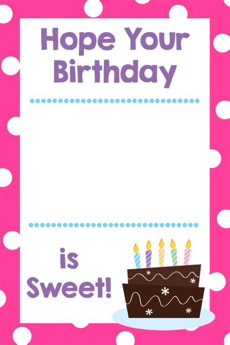 Are you tired of shopping the birthday card aisle only to spend a fortune and not end up with the card you want? Printable Birthday Gift Card Holders - Crazy Little Projects