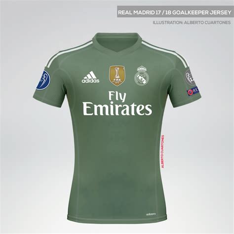 Real Madrid 1718 Goalkeeper Jersey