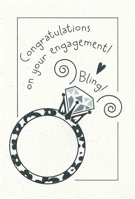 Congratulations On Your Engagement Card Amazonca
