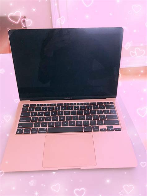 Macbook Air Laptop Pink Macbook Rose Gold Macbook Apple Laptop