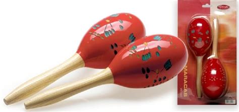 Mmc Music And Marching Center Stagg Wood Maracas Oval 29cm Red