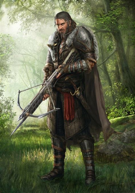 Male Human Ranger Heroic Fantasy Fantasy Male Fantasy Armor Medieval