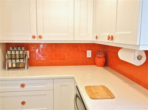 Orange Kitchen Orange Kitchen Kitchen Backsplash Designs Kitchen