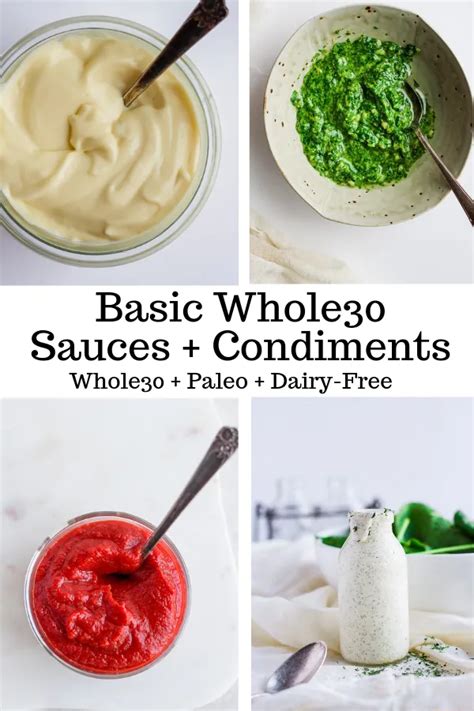 Whole30 Sauces A Comprehensiv List Of Your Go To Sauces And