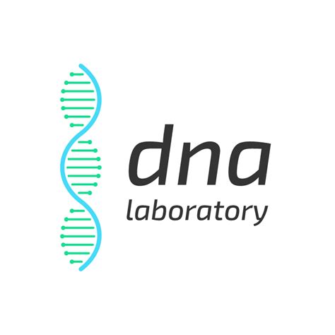 Dna Laboratory Science Logo Vector Roven Logos