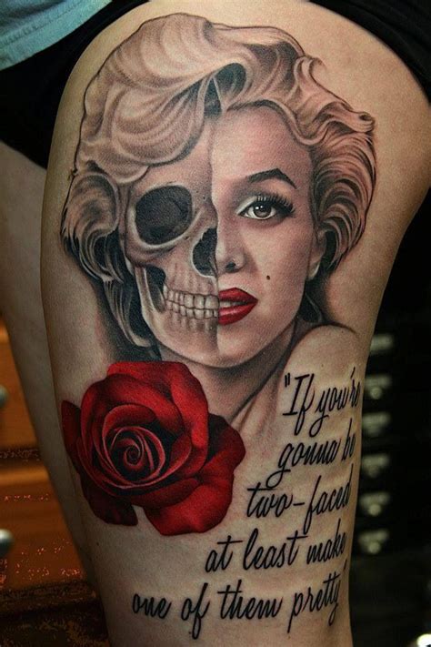 25+ marilyn monroe quote tattoos. By Aaron Peters | Marilyn monroe tattoo, Marilyn tattoo ...