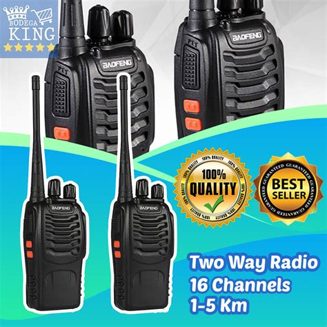 Two Way Radio Baofeng 888s 2 Units Walkie Talkie 16 Channel Frequency