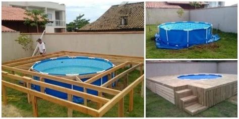 Outdoor Floating Swimming Pool Deck