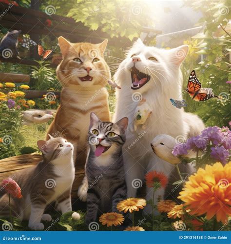 Tails of Joy: a Heartwarming Snapshot of Domestic Animal Happiness