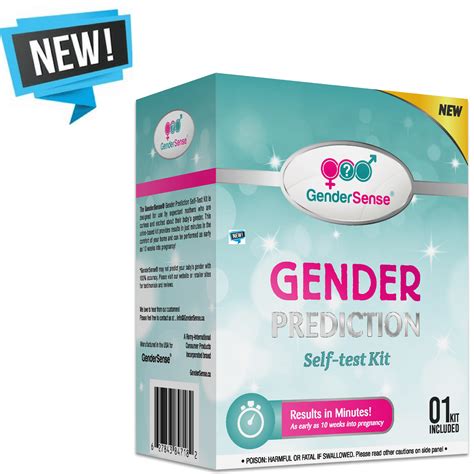 Gendersense Gender Predictor Self Test Kit Baby Gender Prediction