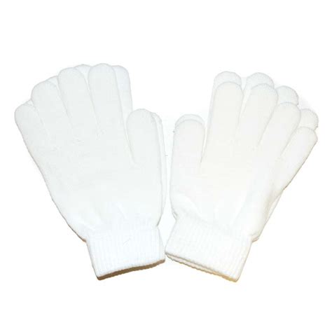 Plain White Gloves Regular Size 2 Pack