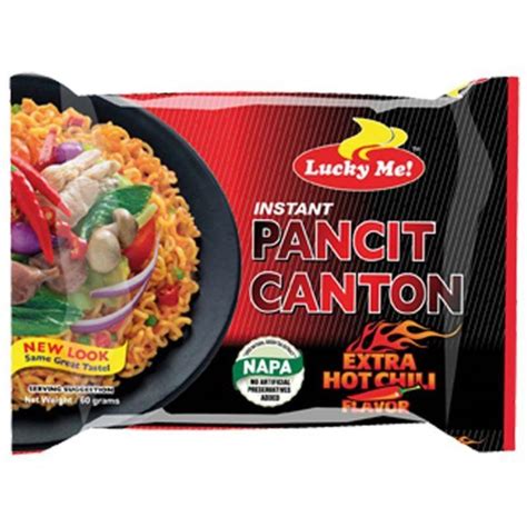 Instant Noodles Pancit Canton Spicy 55g Tjins Toko