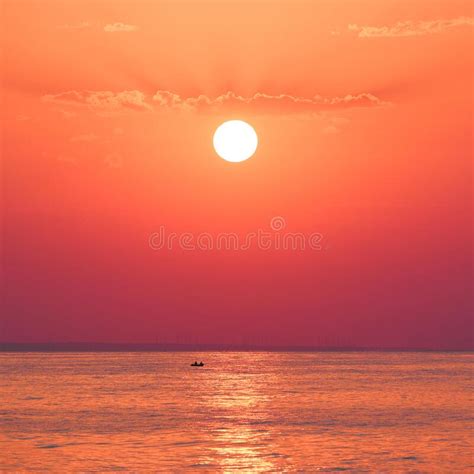 Seaside Sunrise Scenery Stock Image Image Of Summer 246548977