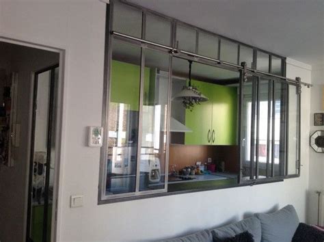 Pose et installation par des artisans menuisier sur toulon. Verrière à panneaux coulissants - Verrière d'intérieur ...