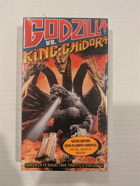 Godzilla Vs King Ghidora Vhs Scifi Horror English New Ebay