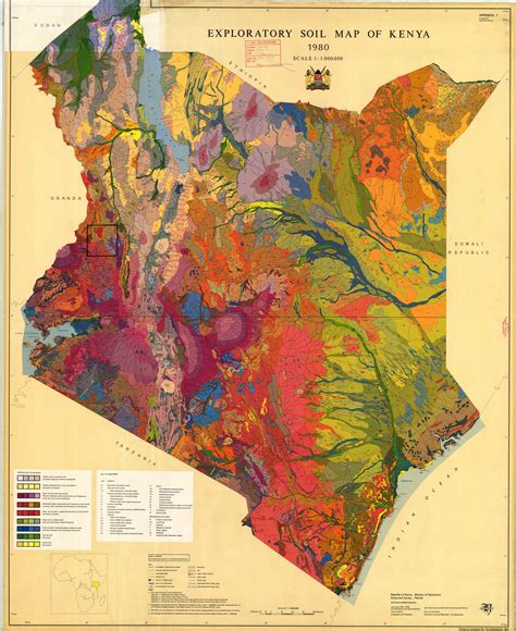 Exploratory Soil Map Of Kenya Mapas Del Mundo Mapas Antiguos