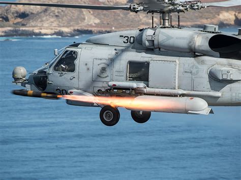 Us Seahawk Helicopters Successfully Used A Drone To Target A Missile
