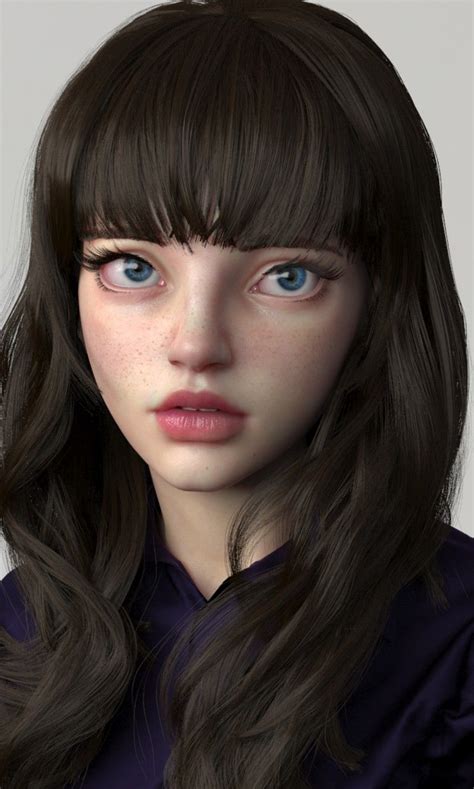 Face Render Using Vray Inspired By Irakli Nadars Illusts Link