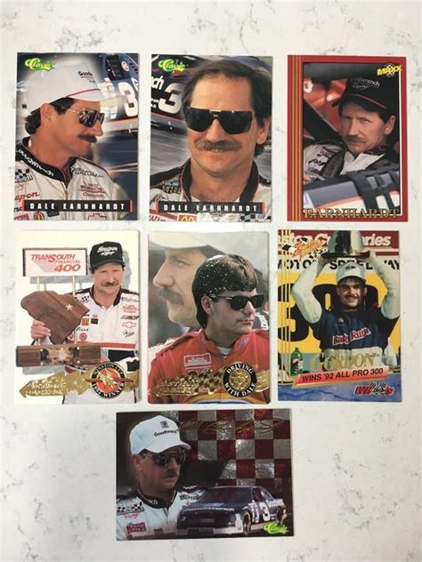 1990s Dale Earnhardt And Jeff Gordon Trading Card Lot Seven Etsy