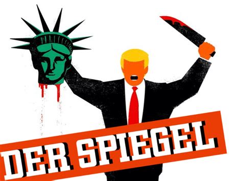 Der „spiegel polarisiert mit seinem aktuellen titelbild. German Magazine Spiegel Portrays Trump as Islamist ...