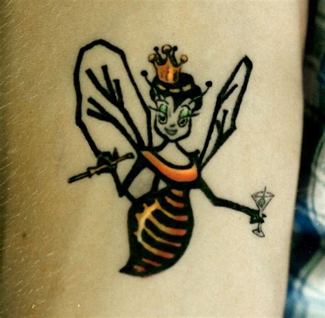 Queen Bee Tattoo Fairy Tattoo Designs Bumble Bee Tattoo Fairy Tattoo