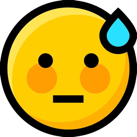 Ideogram Embarrassed Interface Feelings Emoji Emoticons Smileys