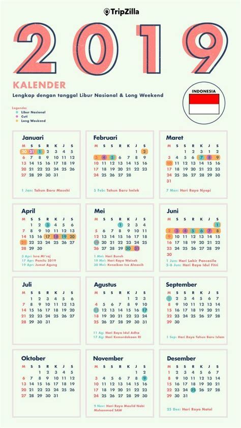 Kalender 2018 Indonesia Hd Materi Belajar Online