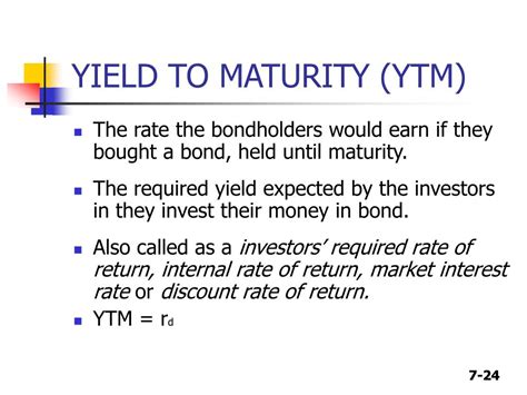 Ppt Chapter 7 Bonds Valuation Powerpoint Presentation Free Download