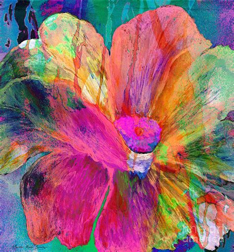 Abstract Floral Painting 007 Painting By Mas Art Studio Fine Art America