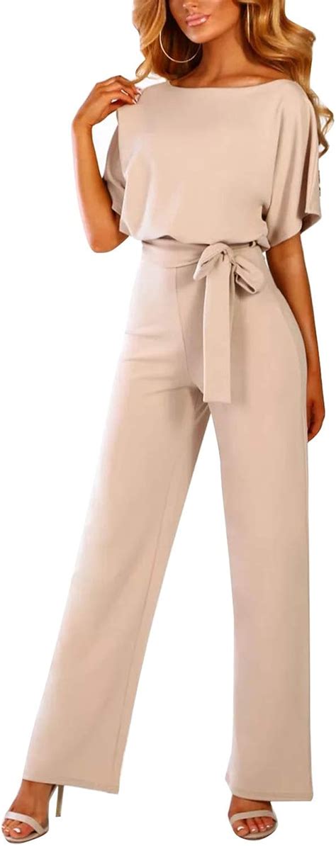 yieune summer jumpsuit for women elegant casual long overall chic romper formal jumpsuits
