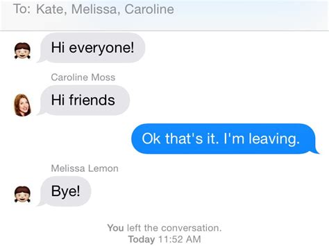 Find the name of the group you want to leave. How To Leave A Group Message In iOS 8 - Business Insider