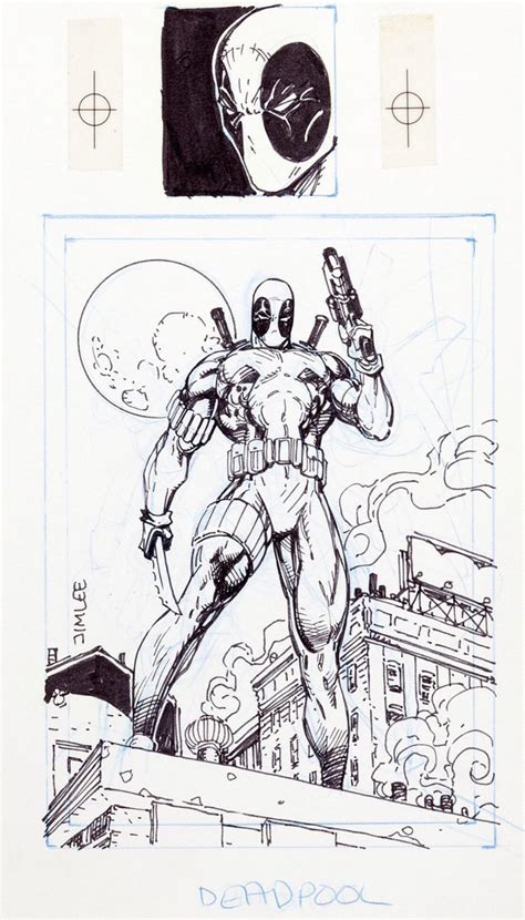 Deadpool By Jim Lee Jim Lee Art Comic Art Comic Books Art