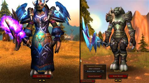 Side By Side Comparison Of My Female Tauren On Live And A Version Of