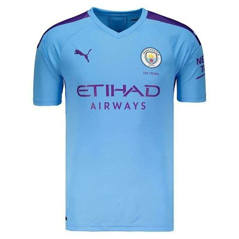 Puma manchester city black 2020/21 away replica custom jersey. Camisa do Manchester City Home I 2019-2020 PUMA