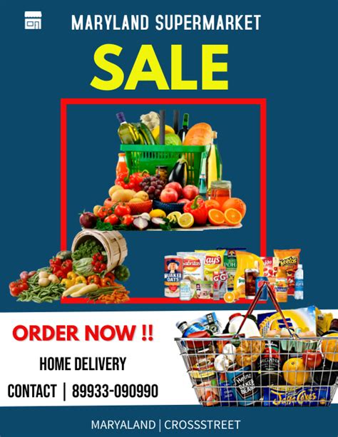 Supermarket Poster Template Postermywall