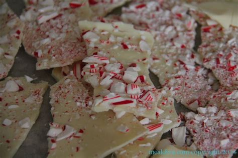 Candy Cane White Chocolate Bark — Mealdiva