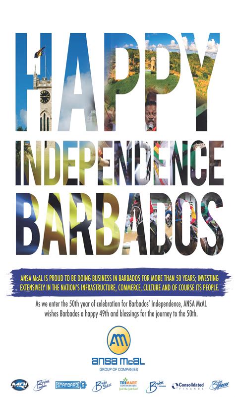 happy independence barbados ansa mcal
