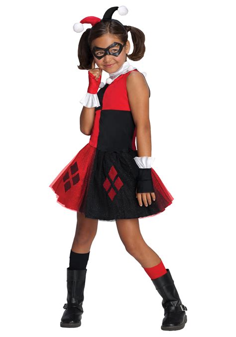 Girls Harley Quinn Tutu Costume Ebay
