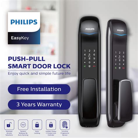 Philips Easykey 9100 Fingerprint Digital Door Lock Safe Box Malaysia