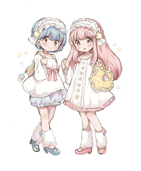 もかたろ🐹 On Twitter In 2020 Cute Anime Chibi Anime Sisters Anime Best