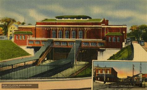 Postcard Pawtucket Central Falls Railroad Station Pawtucket Rhode