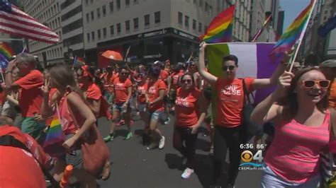 Gay Pride Parade Draws Thousands In New York Youtube