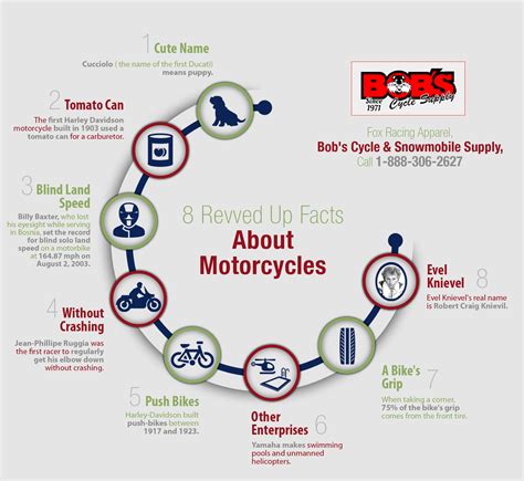 8 Revved Up Facts About Motorcycles Shared Info Graphics