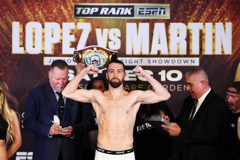 Video And Photos Teofimo Lopez Vs Sandor Martin Weigh In Boxing Junkie