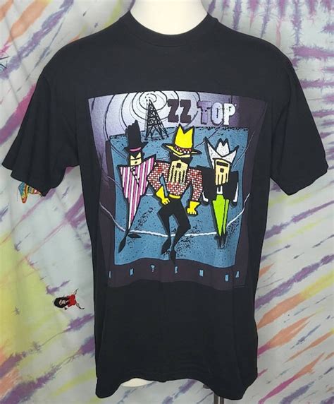 Vintage Original Zz Top 1994 Antenna World Tour T Shirt Rare