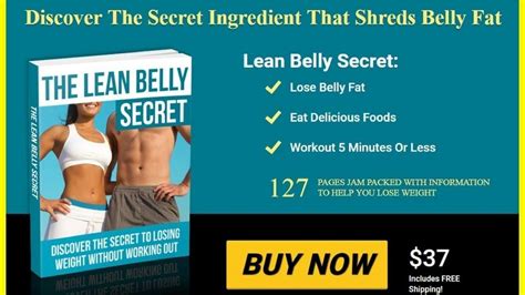 Lean Belly Secret Review Lean Belly Breakthrough Review Does It