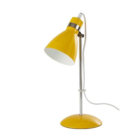 Light tube with movable stand. yellow metal desk lamp H 38 cm Pix | Maisons du Monde ...